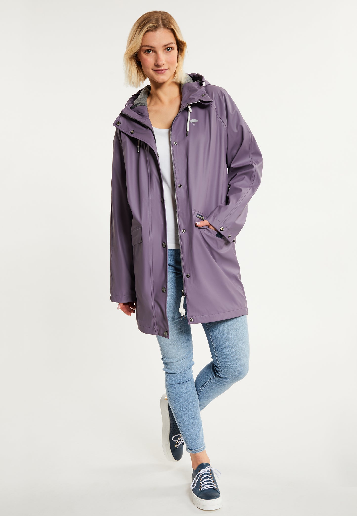 Schmuddelwedda women's oversized rain coat