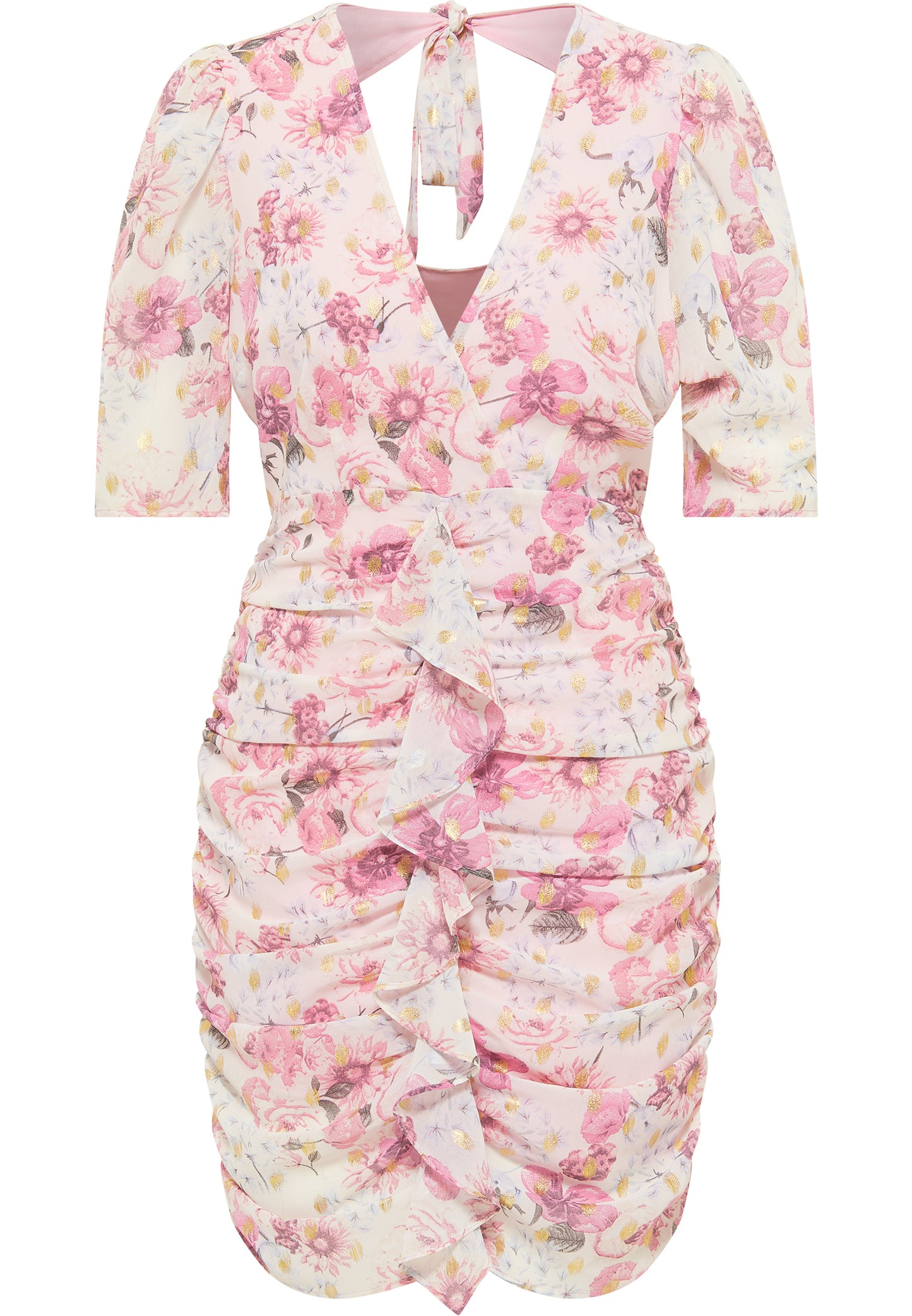 faina women's draped dress