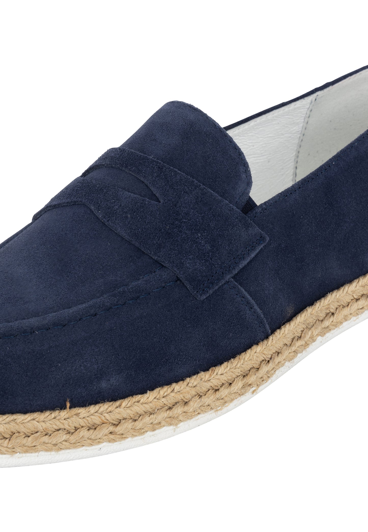 DreiMaster Maritim men's suede penny loafers