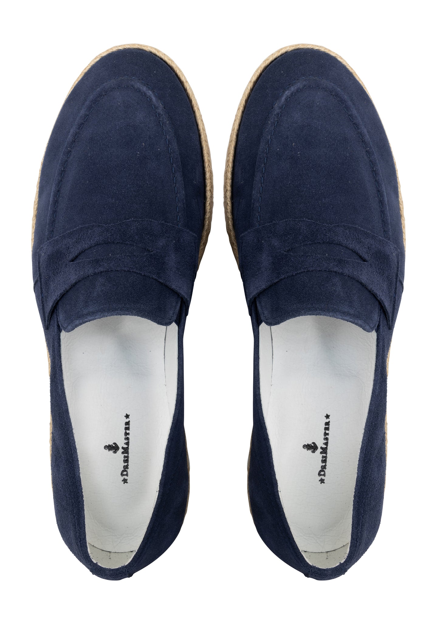 DreiMaster Maritim men's suede penny loafers