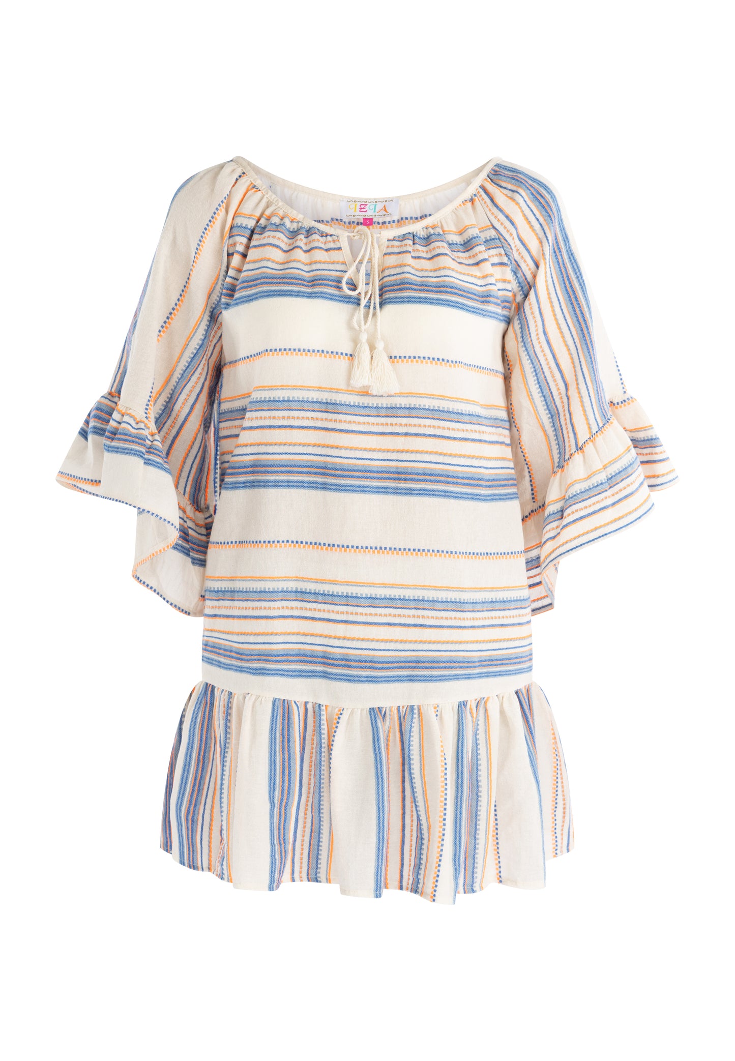 IZIA women's mini dress with stripes