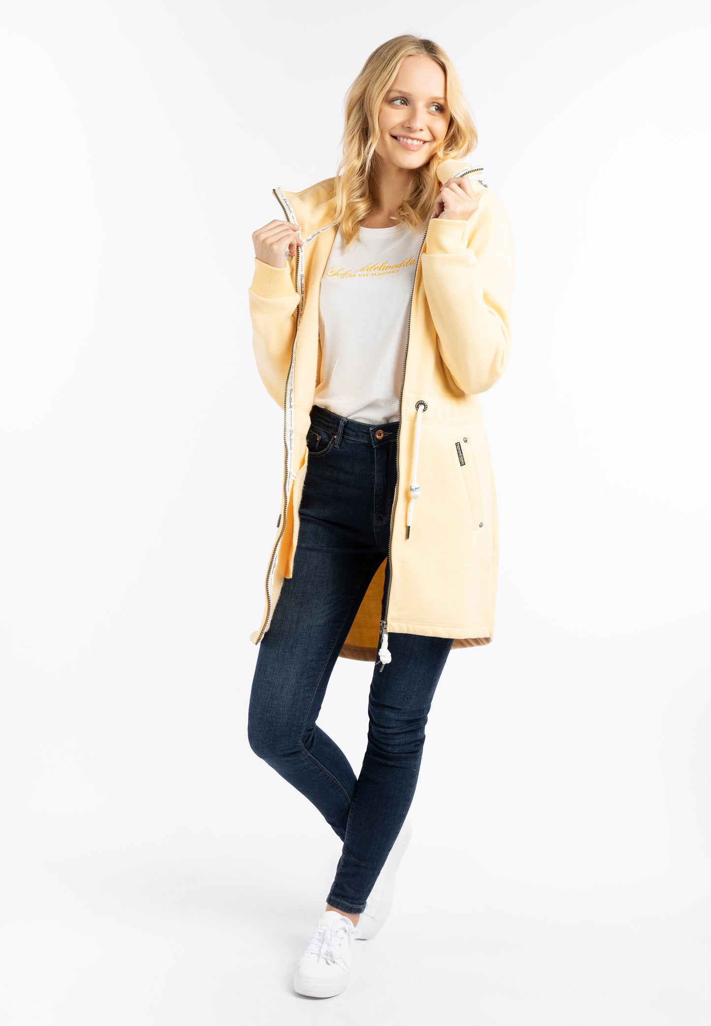 Schmuddelwedda women's long sweat jacket