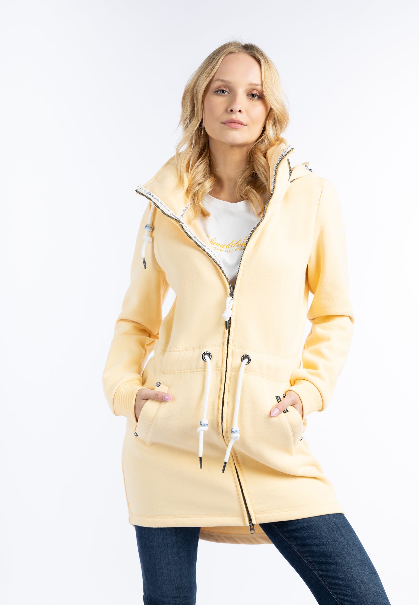 Schmuddelwedda women's long sweat jacket