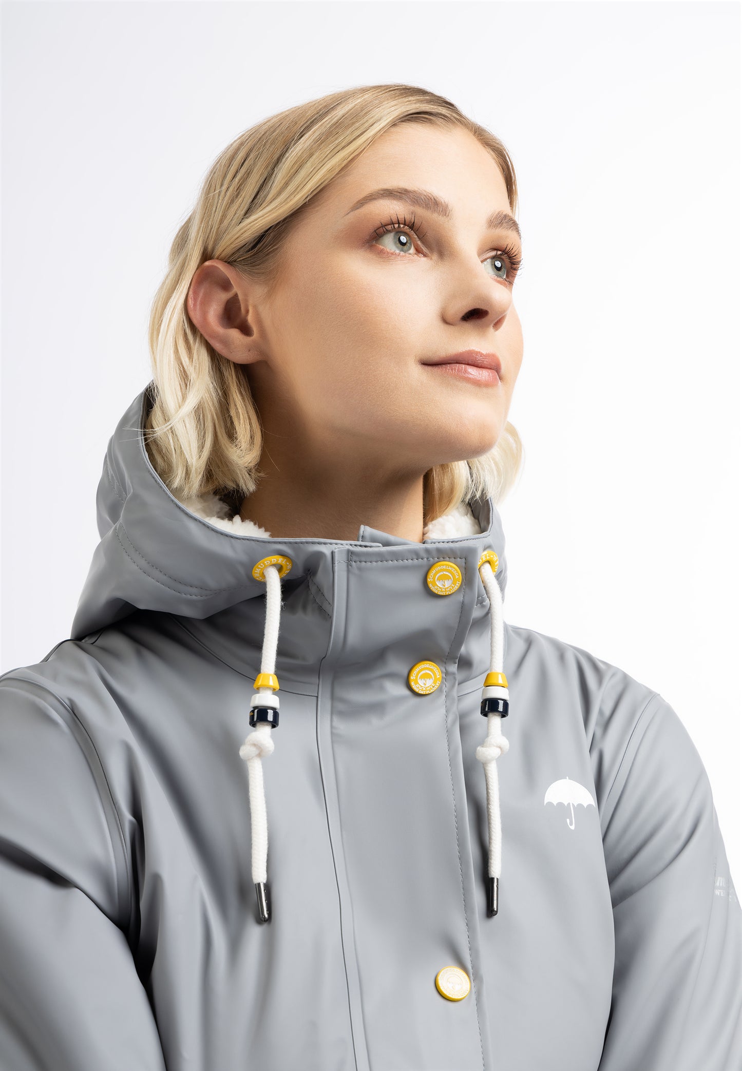 Schmuddelwedda women's rain jacket with teddy lining