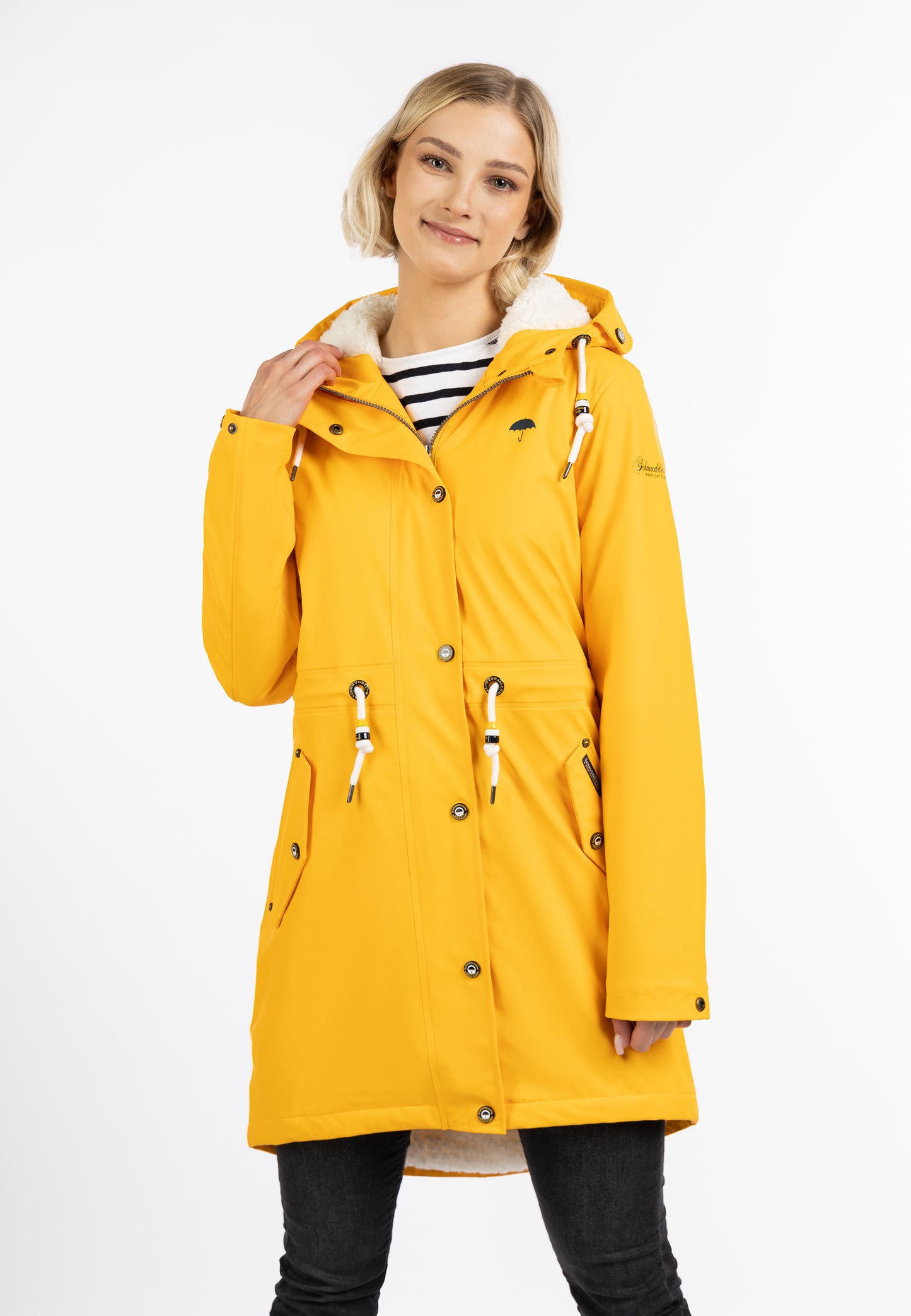 Schmuddelwedda women's rain coat with teddy lining