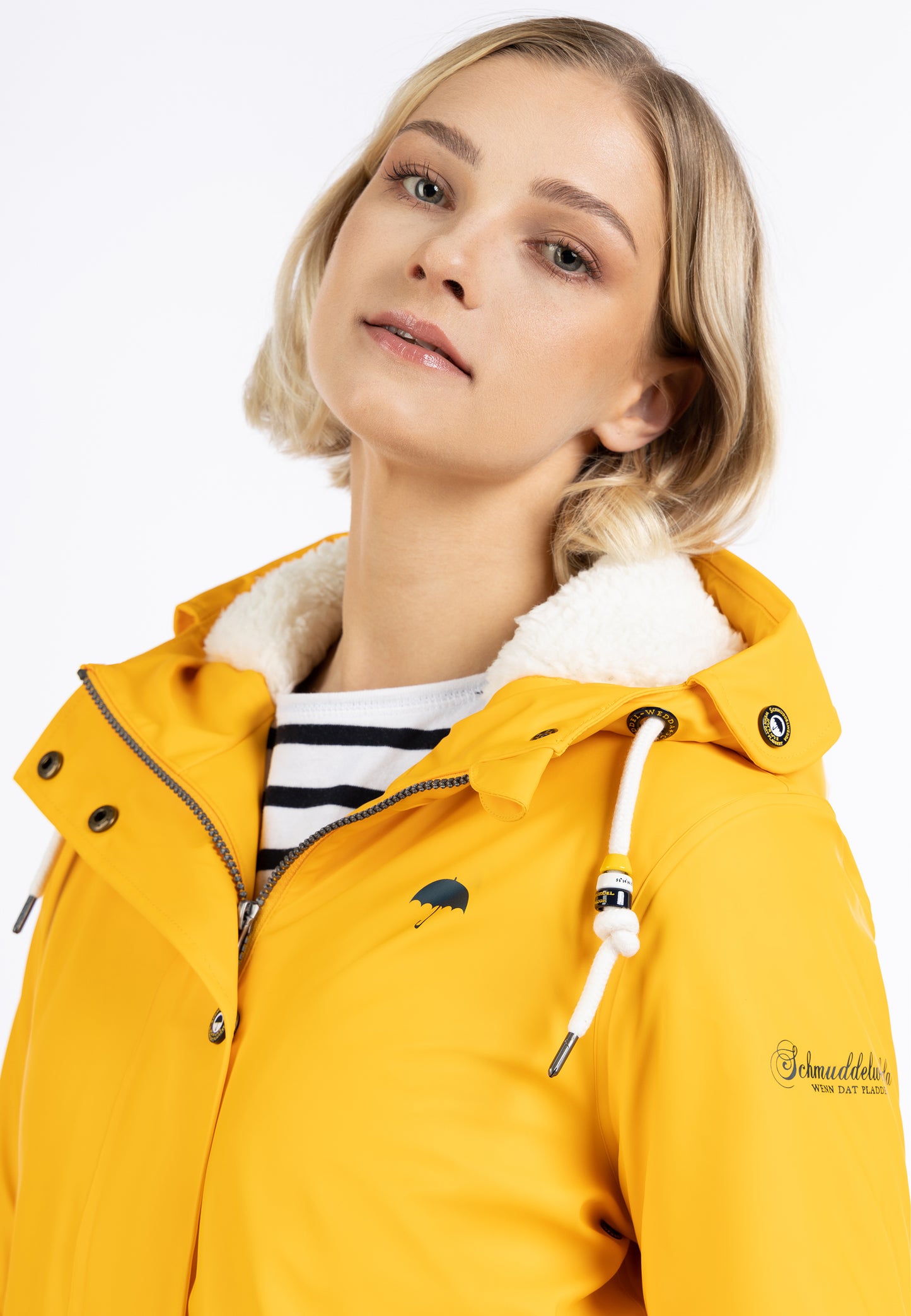 Schmuddelwedda women's rain coat with teddy lining