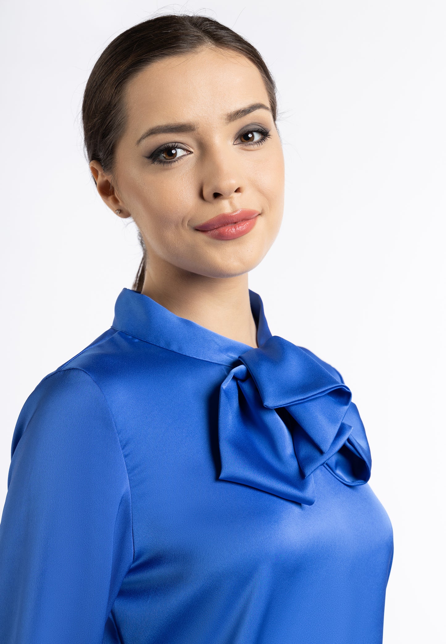 faina women's faina tie-neck blouse