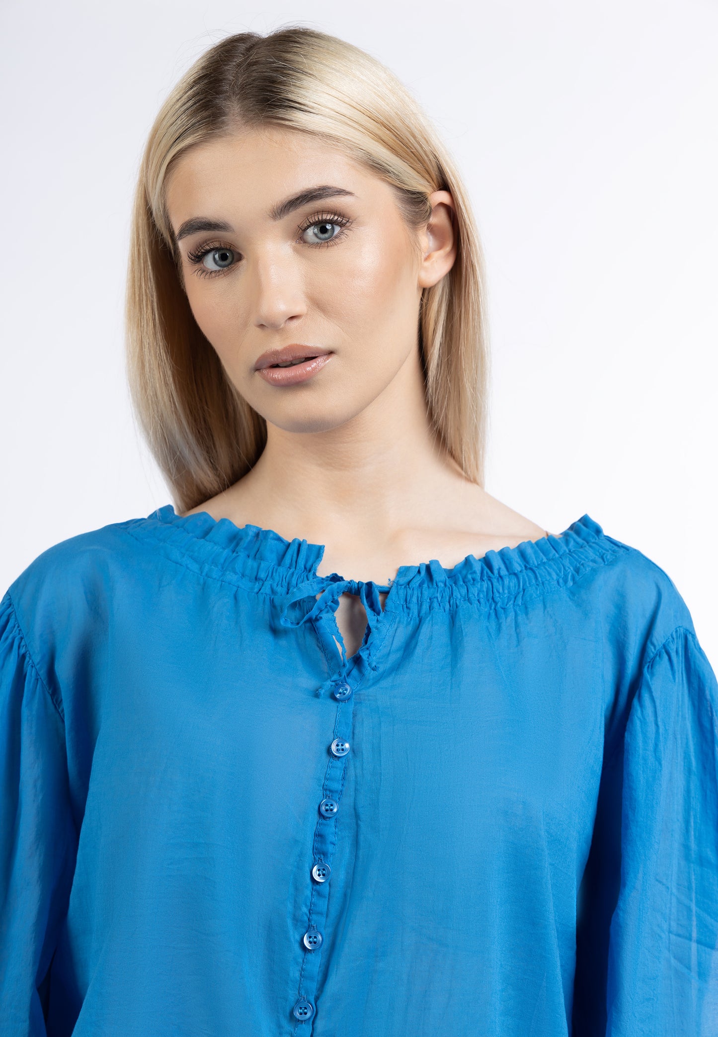 DreiMaster Klassik women's cotton blouse