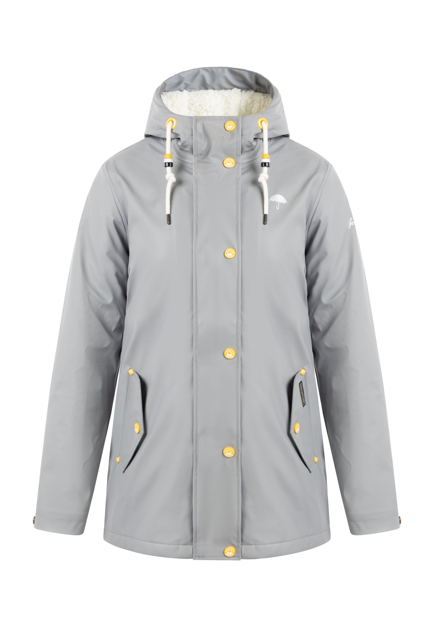 Schmuddelwedda women's rain jacket with teddy lining