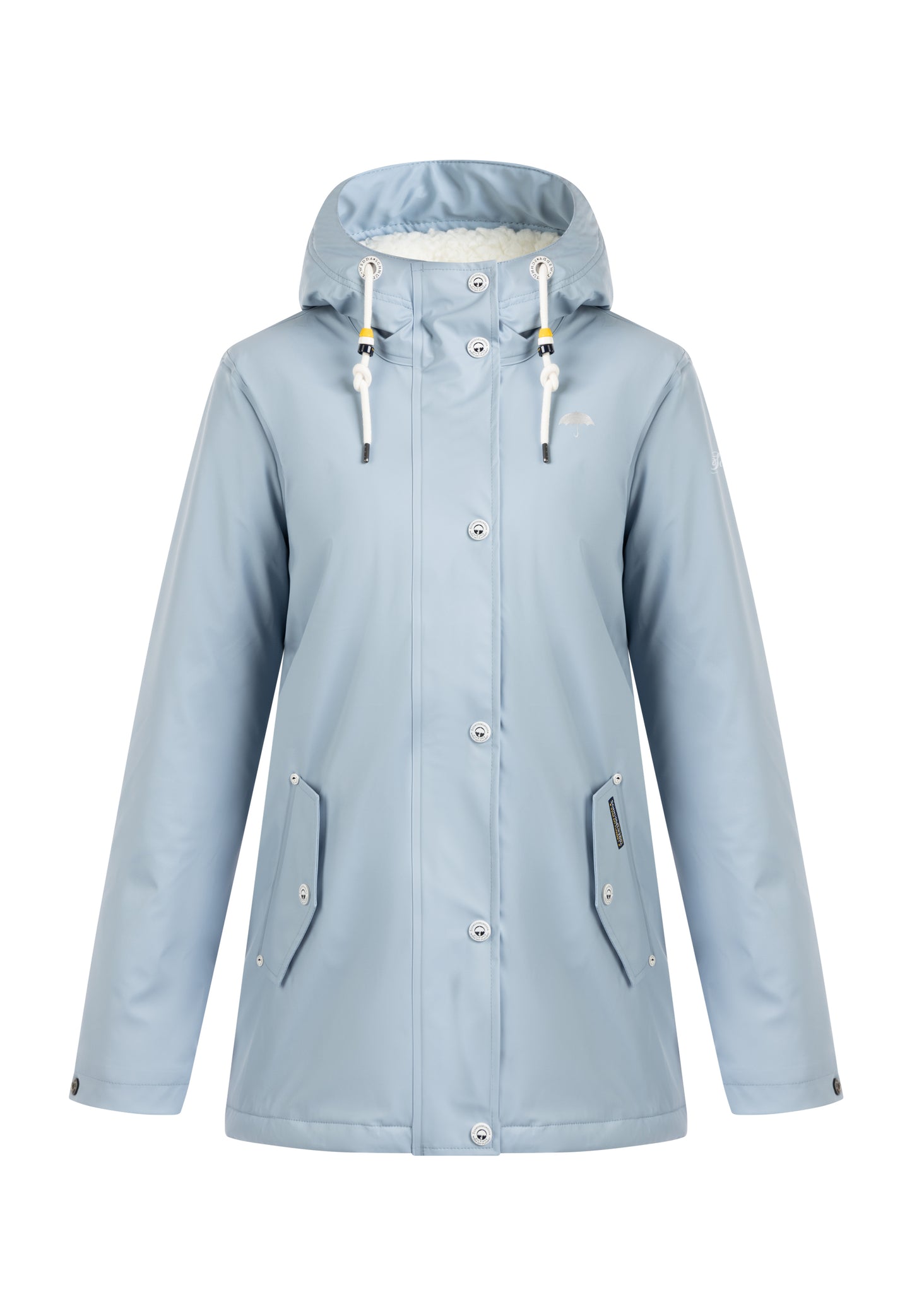 Schmuddelwedda women's rain jacket with teddy lining
