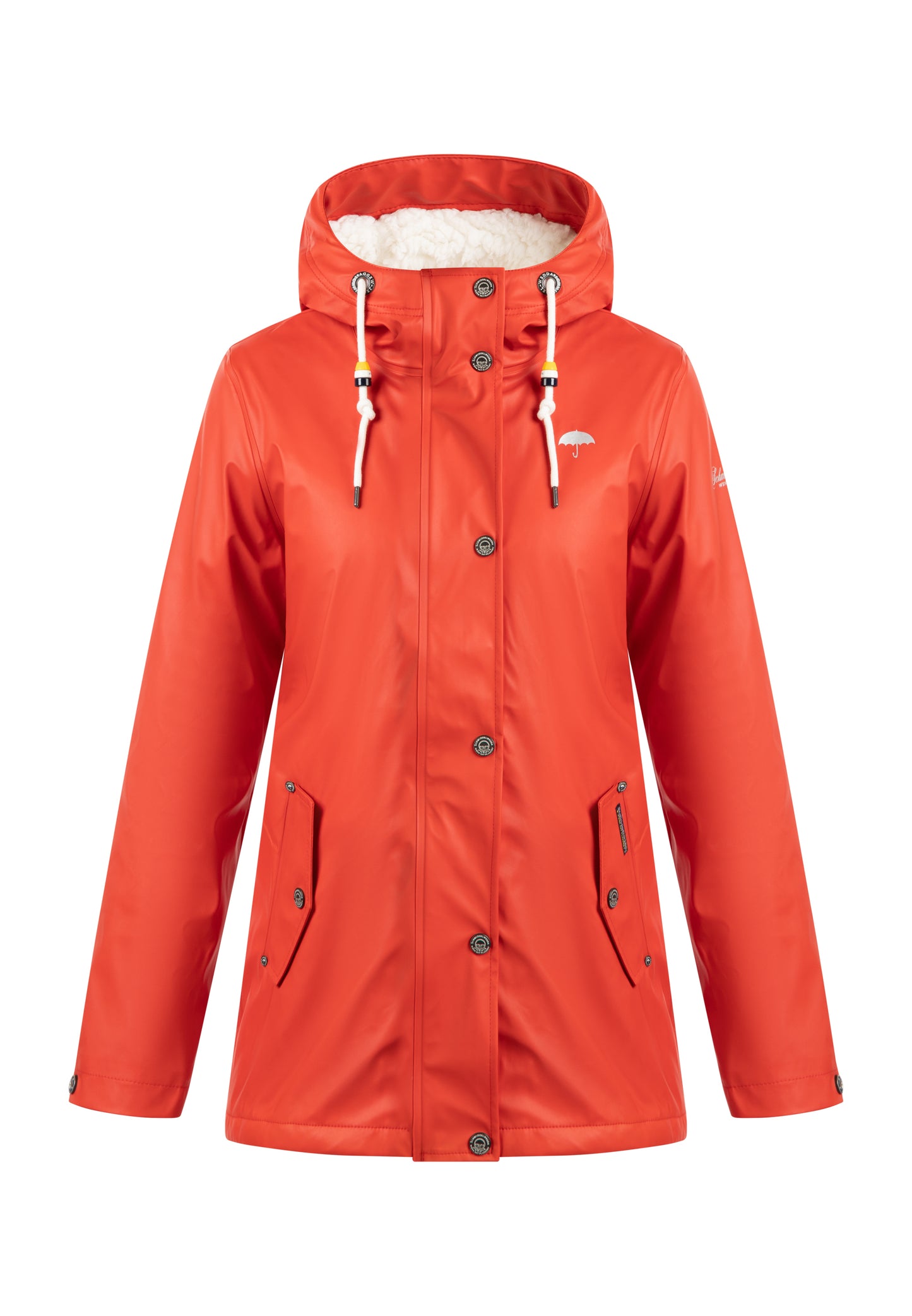 Schmuddelwedda women's rain jacket with teddy lining
