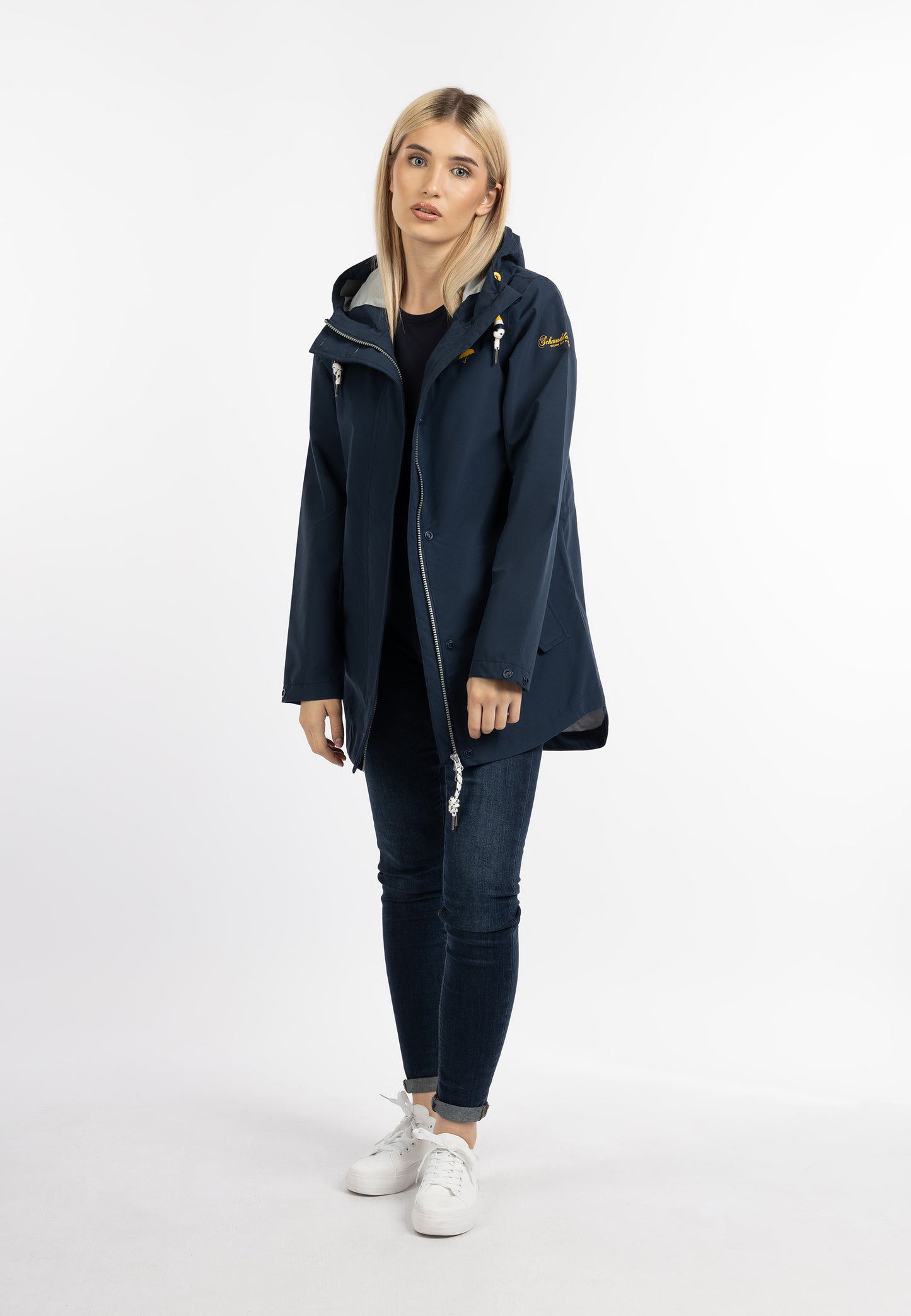 Schmuddelwedda women's rain jacket recycled material