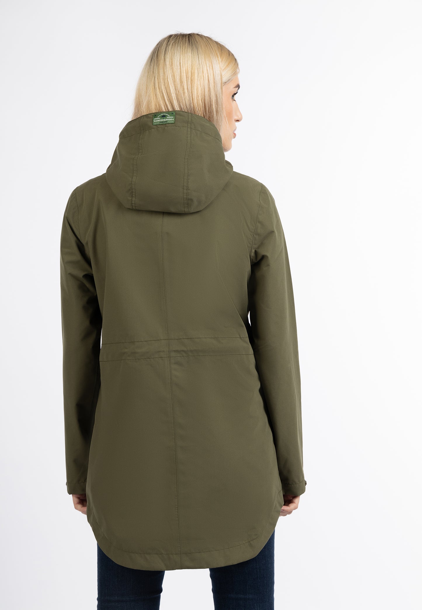 Schmuddelwedda women's rain jacket recycled material
