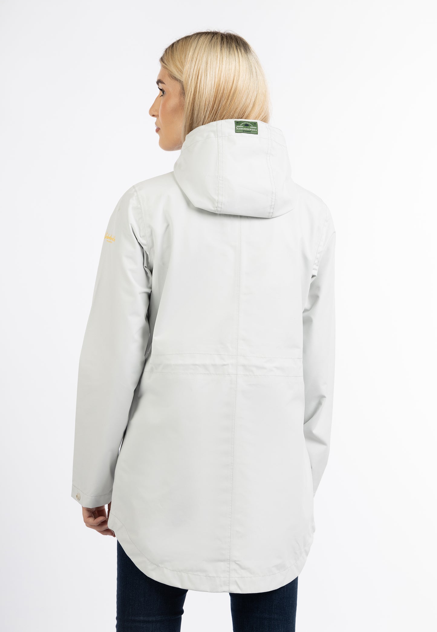 Schmuddelwedda women's rain jacket recycled material