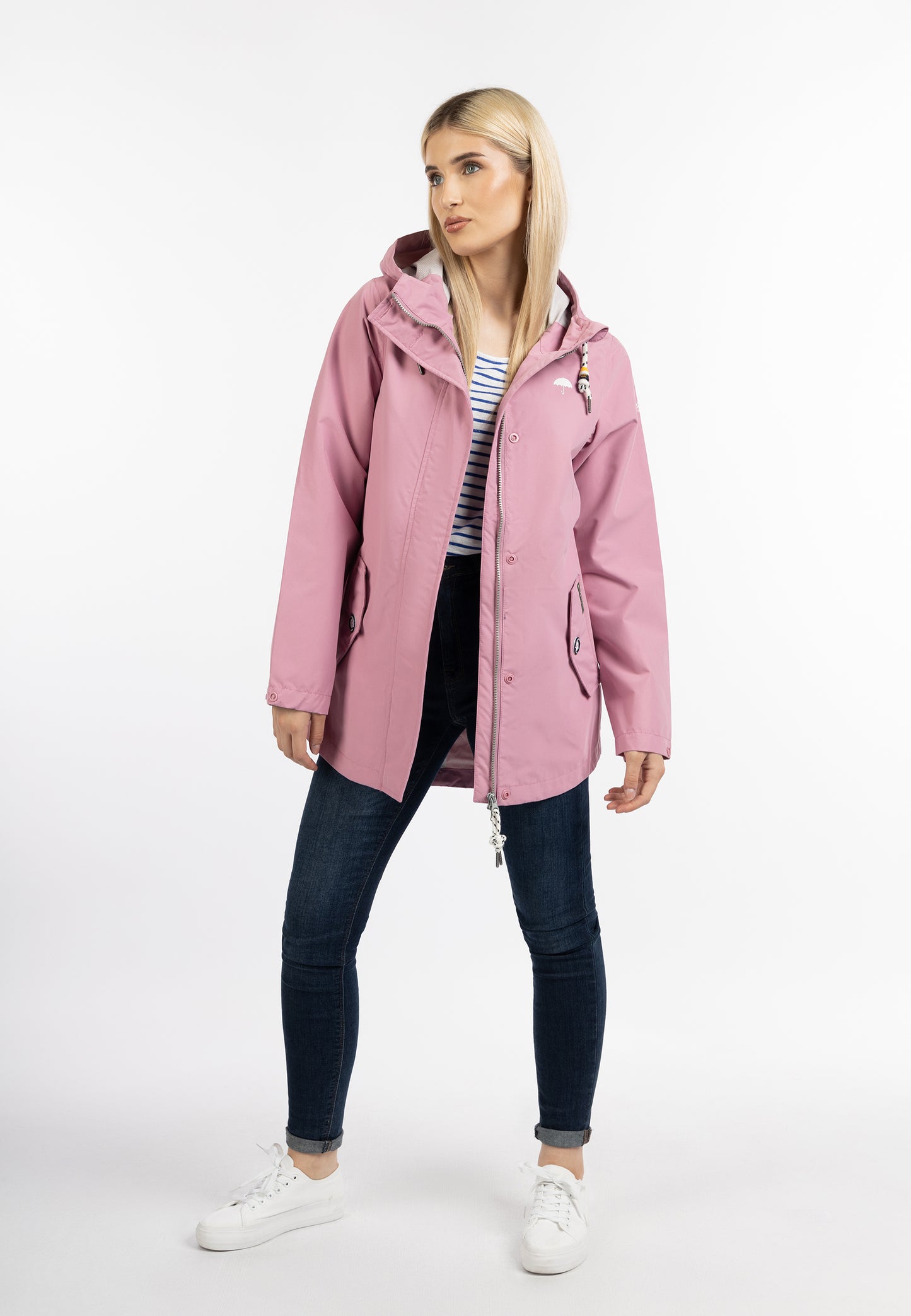 Schmuddelwedda women's rain jacket recycled material