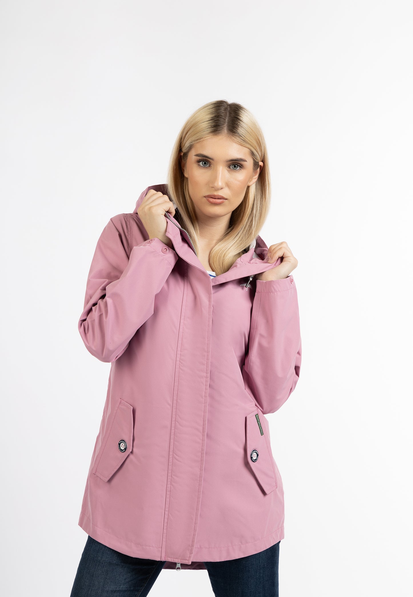 Schmuddelwedda women's rain jacket recycled material