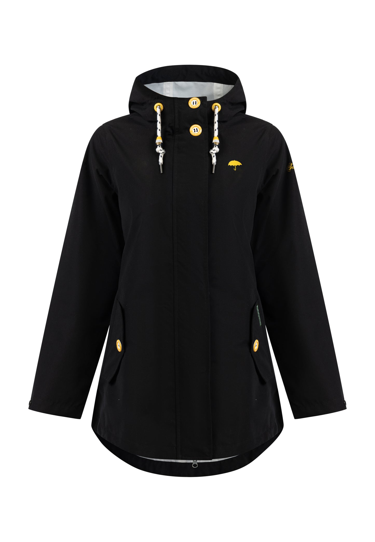 Schmuddelwedda women's rain jacket recycled material