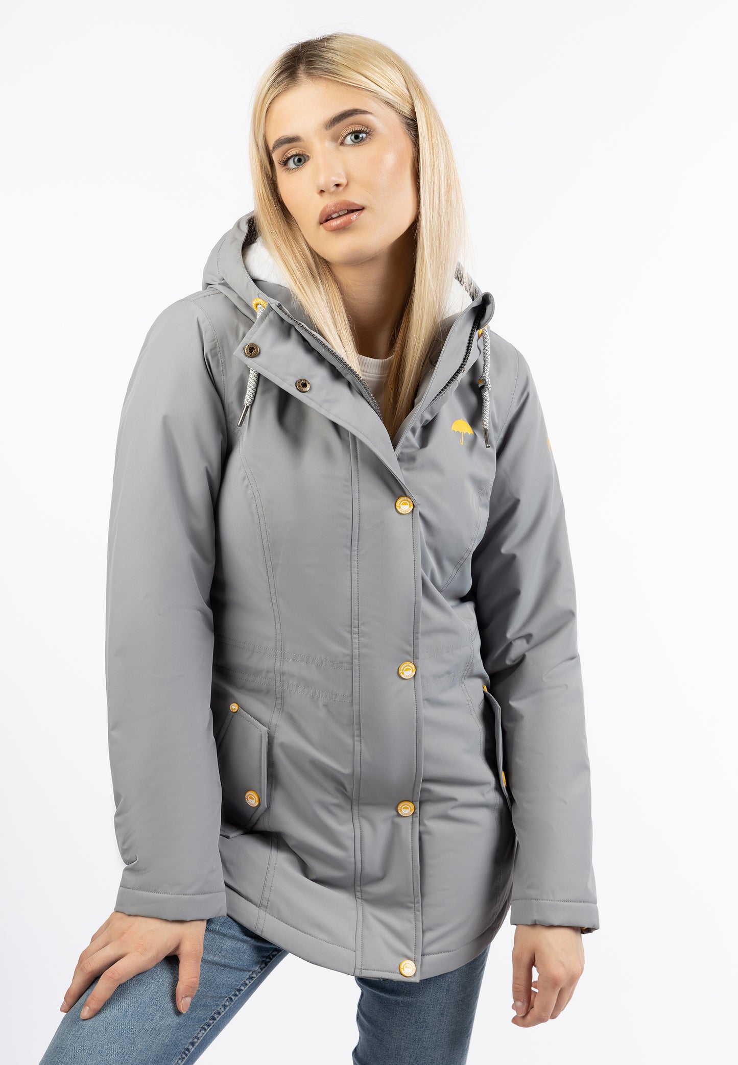 Schmuddelwedda women's winter jacket with magic print