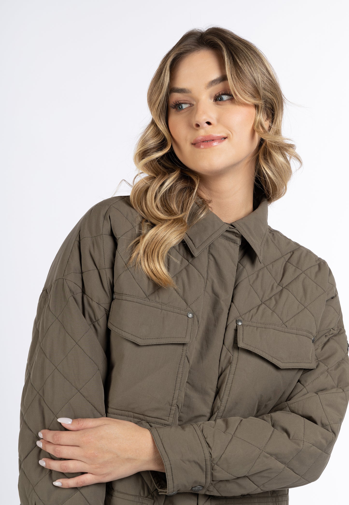 DreiMaster Vintage women's cotton jacket with light padding