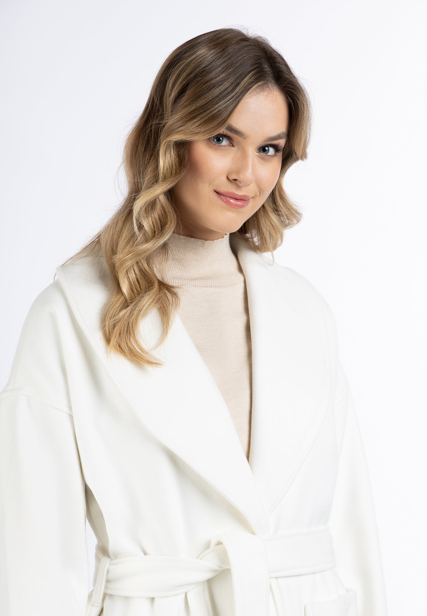 DreiMaster Vintage women's transitional coat made of wool blend