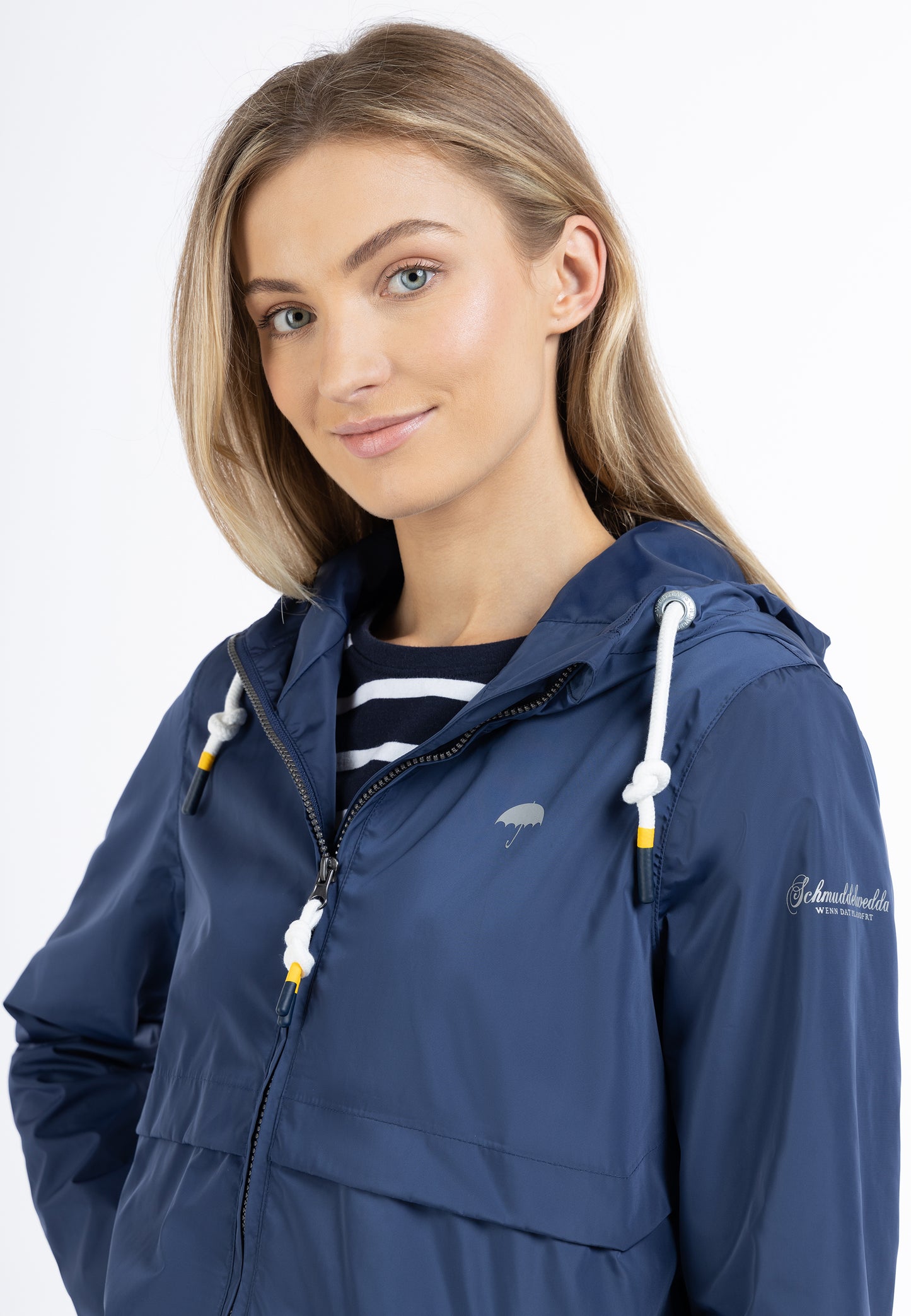 Schmuddelwedda women's rain jacket recycled material