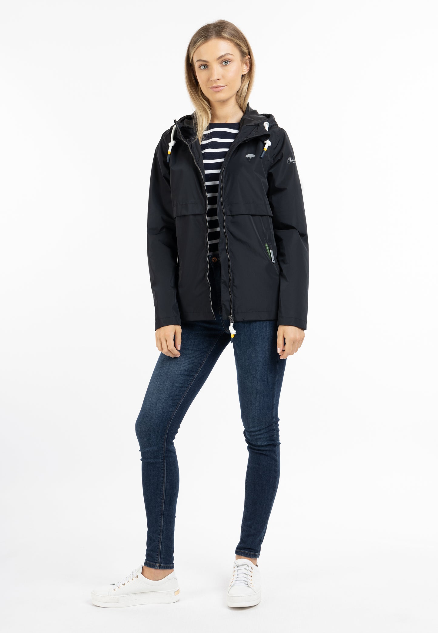 Schmuddelwedda women's rain jacket recycled material