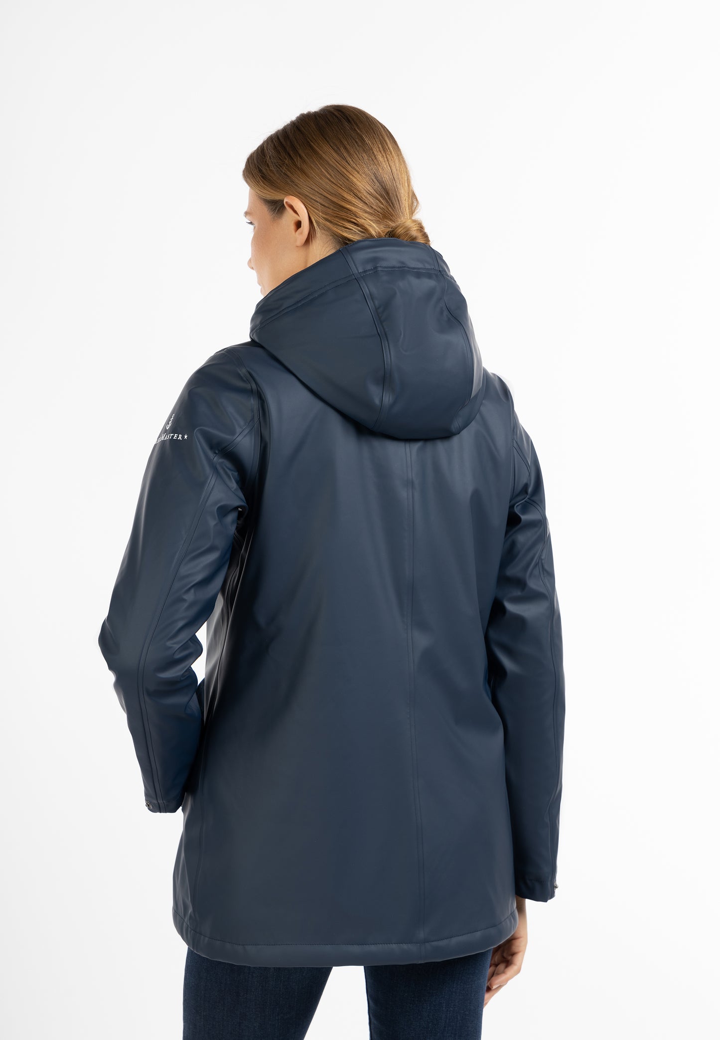 DreiMaster Maritim women's rain jacket with faux fur lining