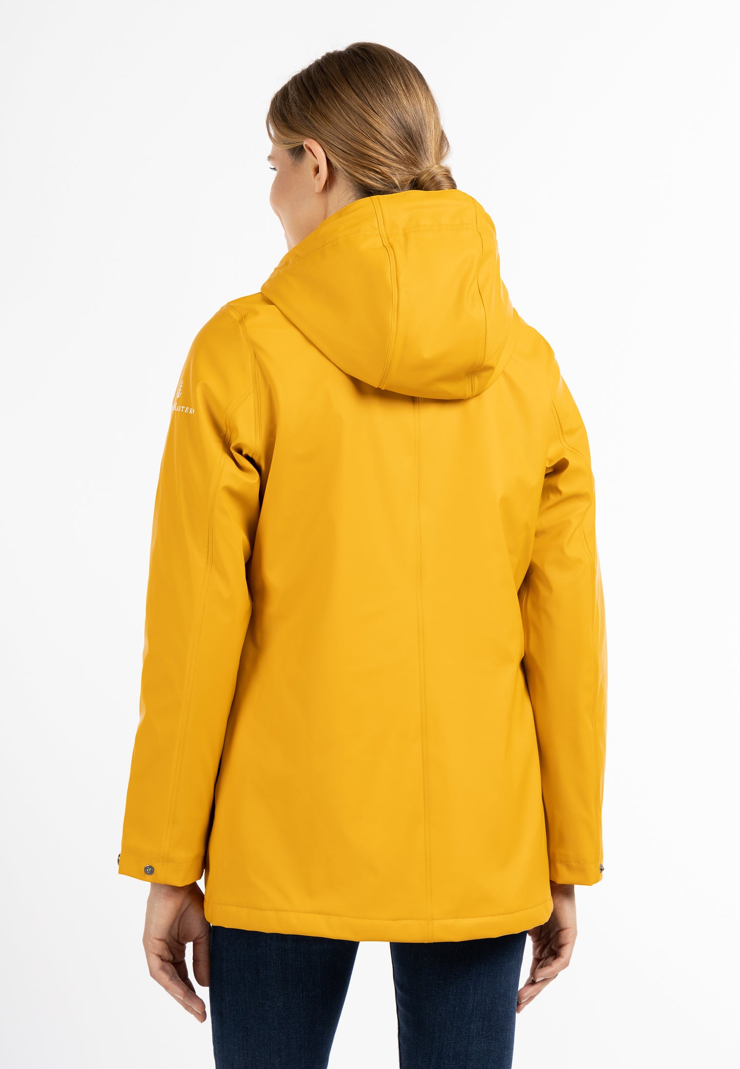 DreiMaster Maritim women's rain jacket with faux fur lining