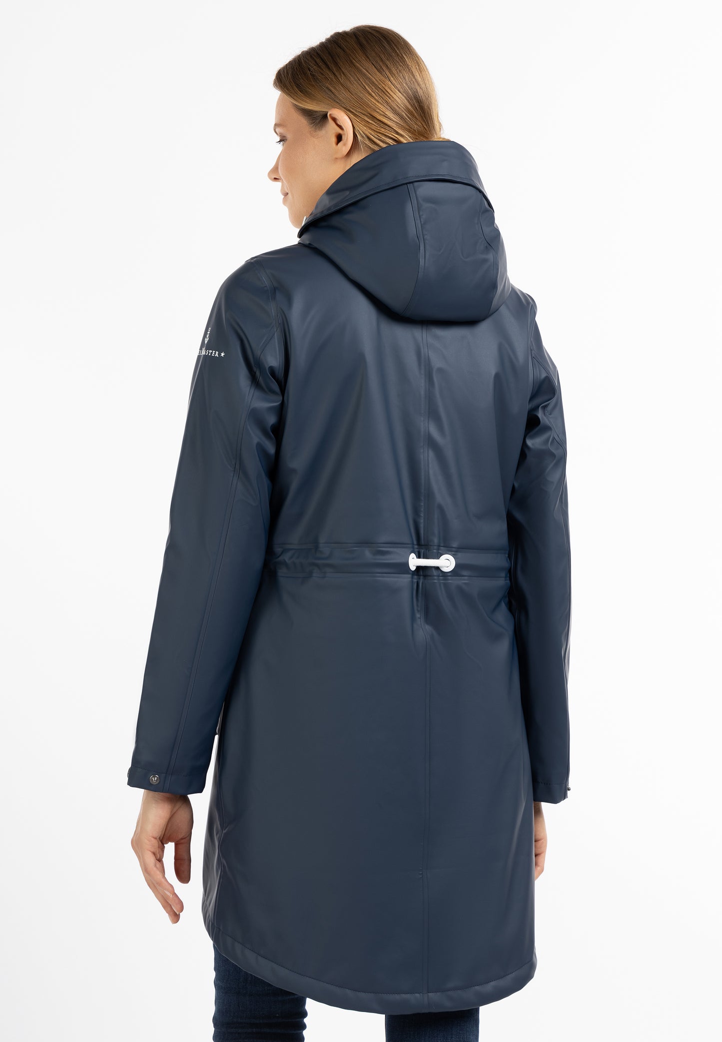 DreiMaster Maritim women's rain coat with faux fur Lining