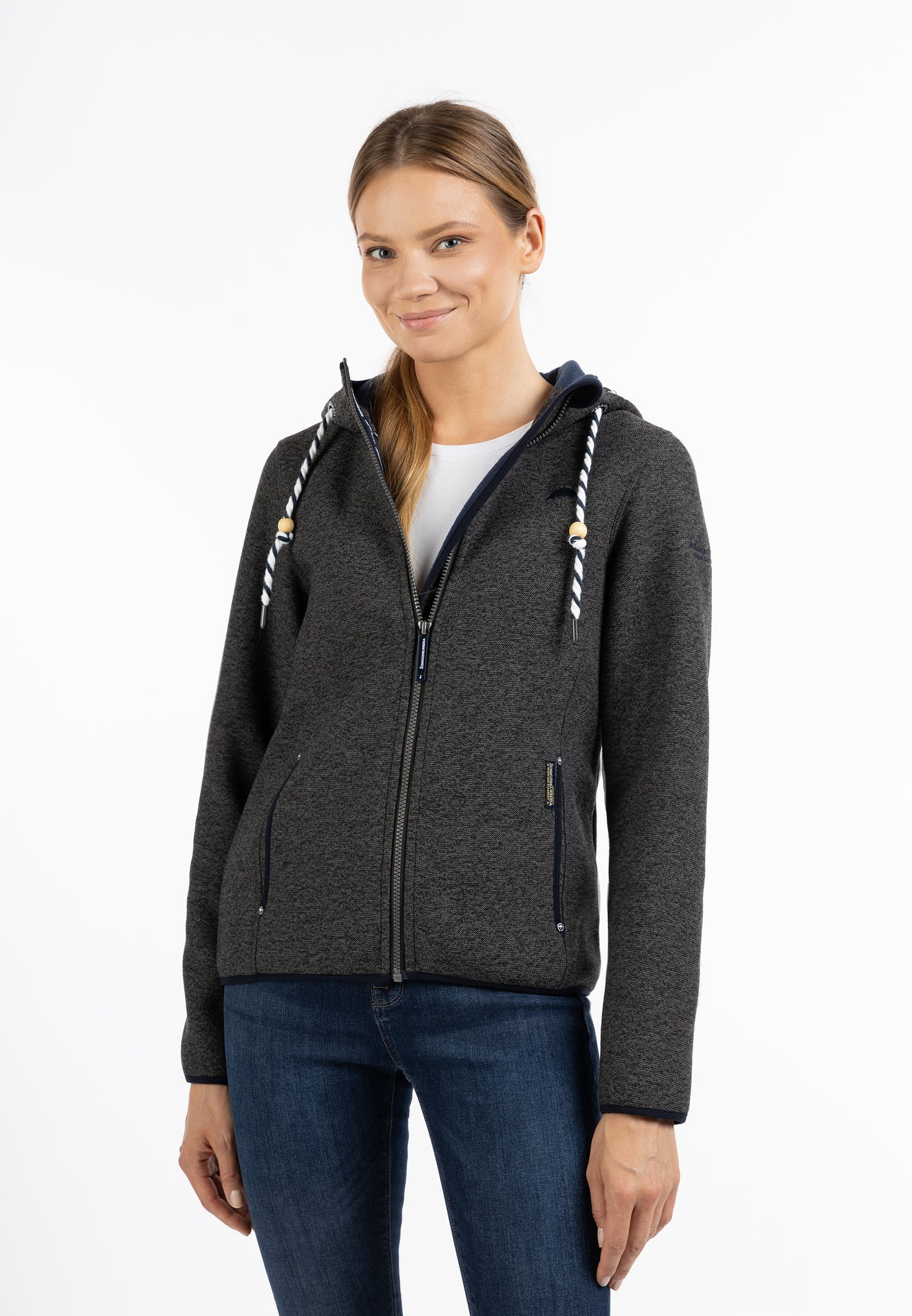 Schmuddelwedda women's knitted fleece jacket