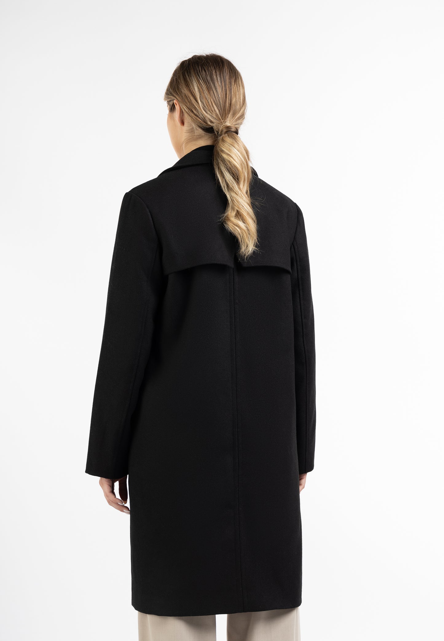 DreiMaster Klassik women's transitional coat made of wool blend