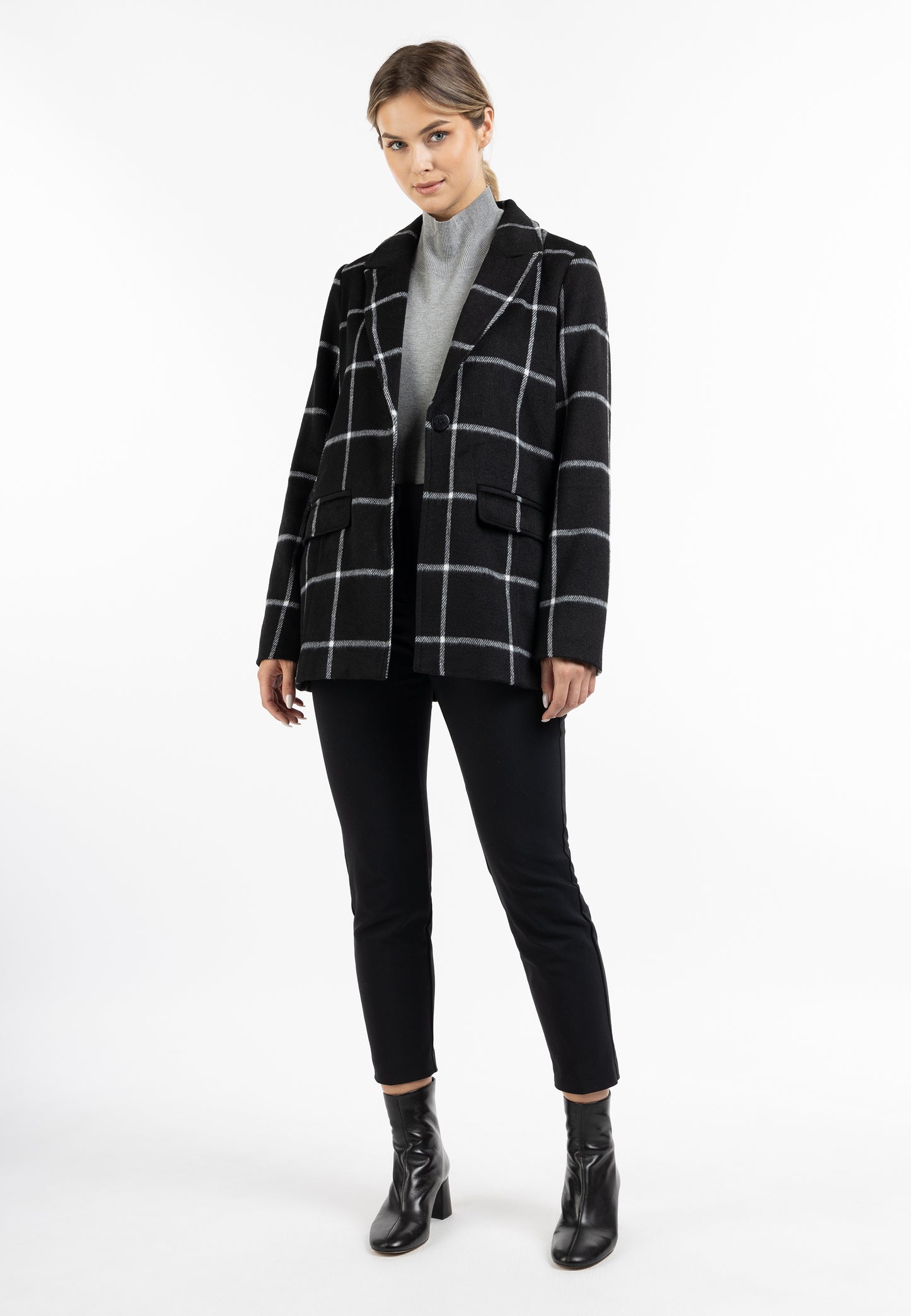 DreiMaster Klassik women's long wool blend blazer