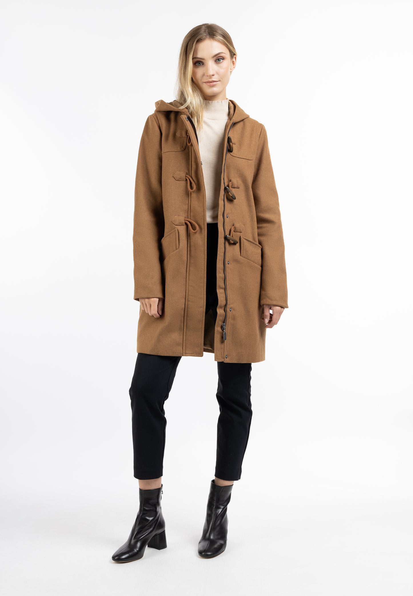 DreiMaster Klassik women's wool blend duffle coat