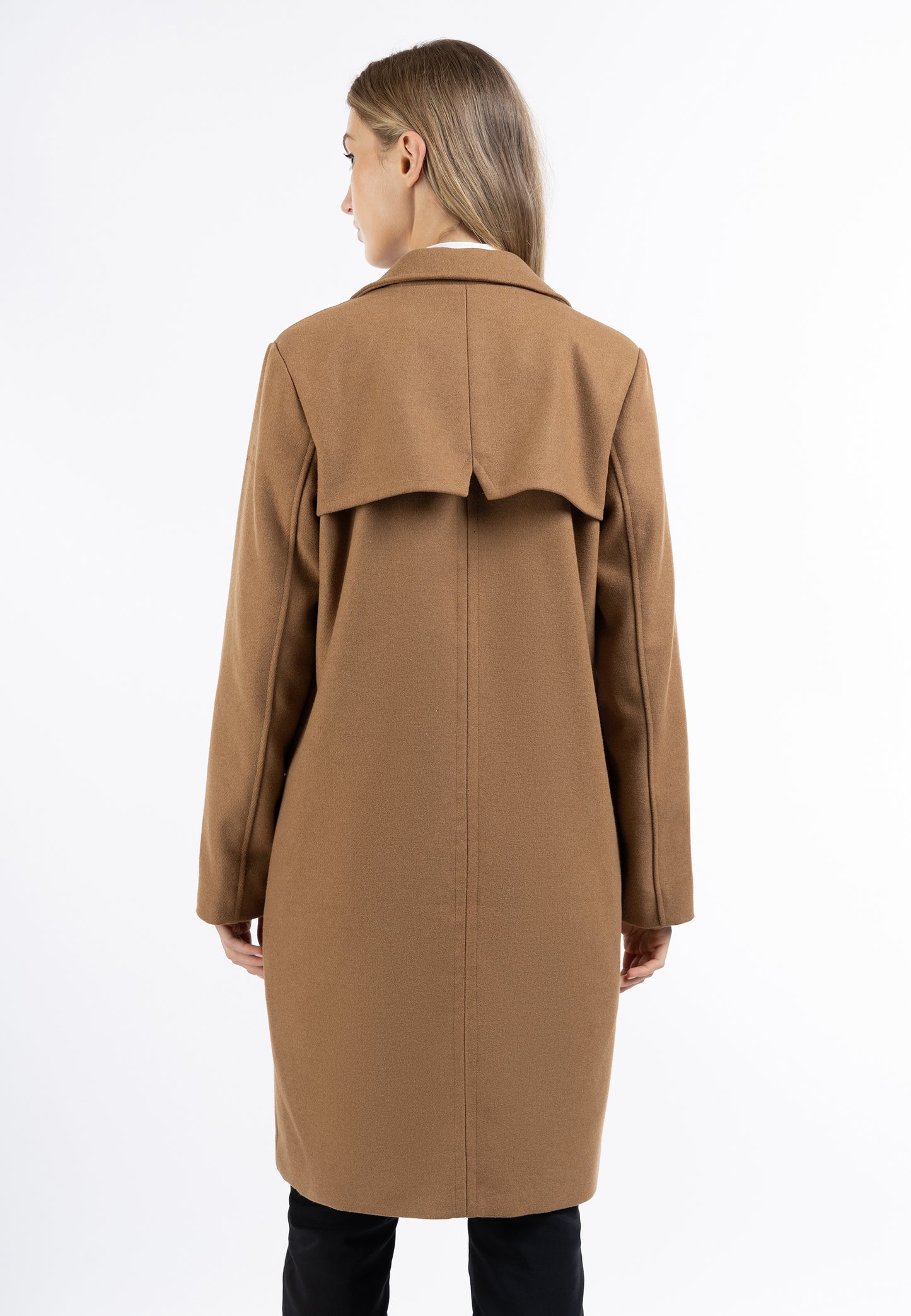 DreiMaster Klassik women's transitional coat made of wool blend