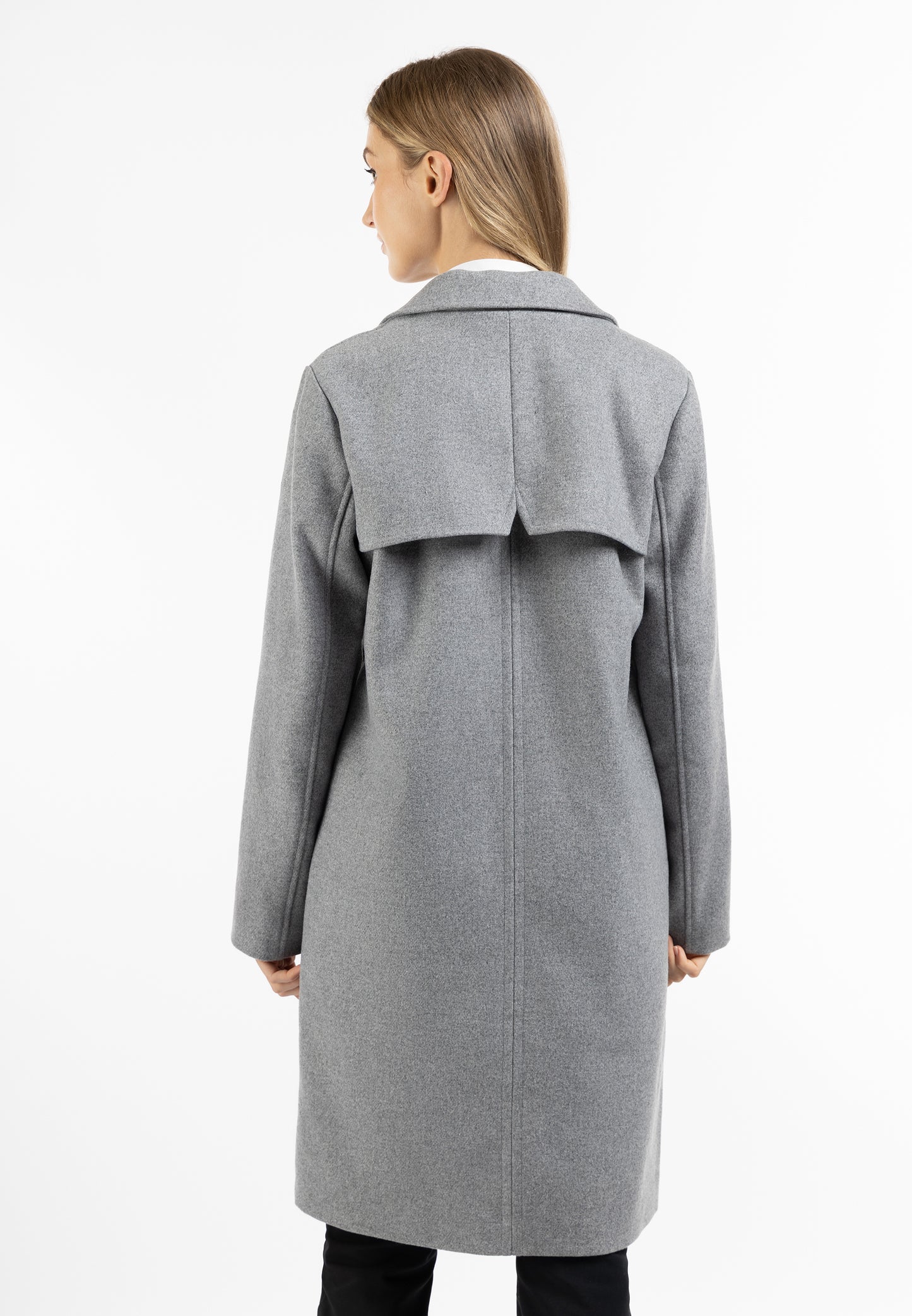 DreiMaster Klassik women's transitional coat made of wool blend