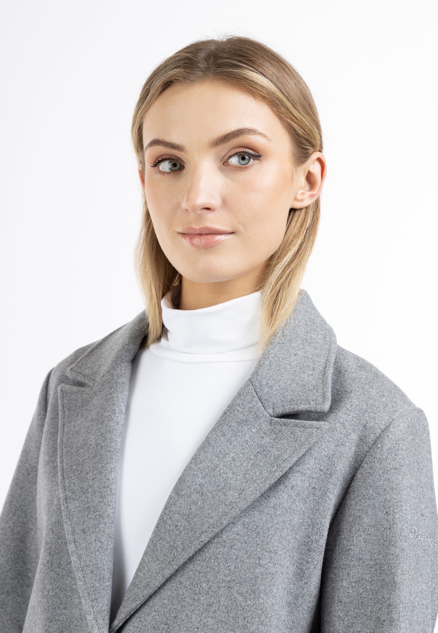 DreiMaster Klassik women's long wool blend blazer