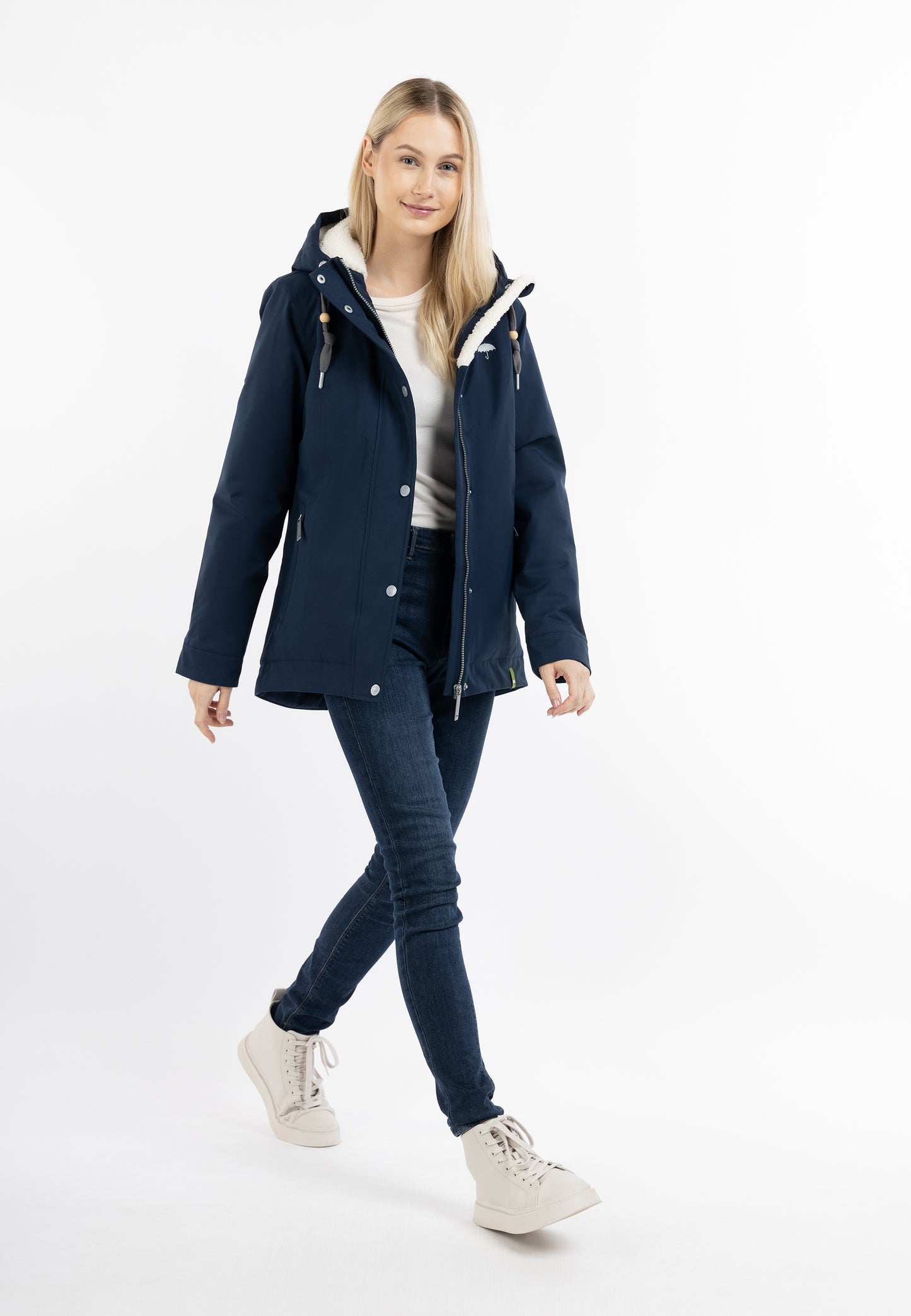 Schmuddelwedda women's winter jacket made from recycled polyester