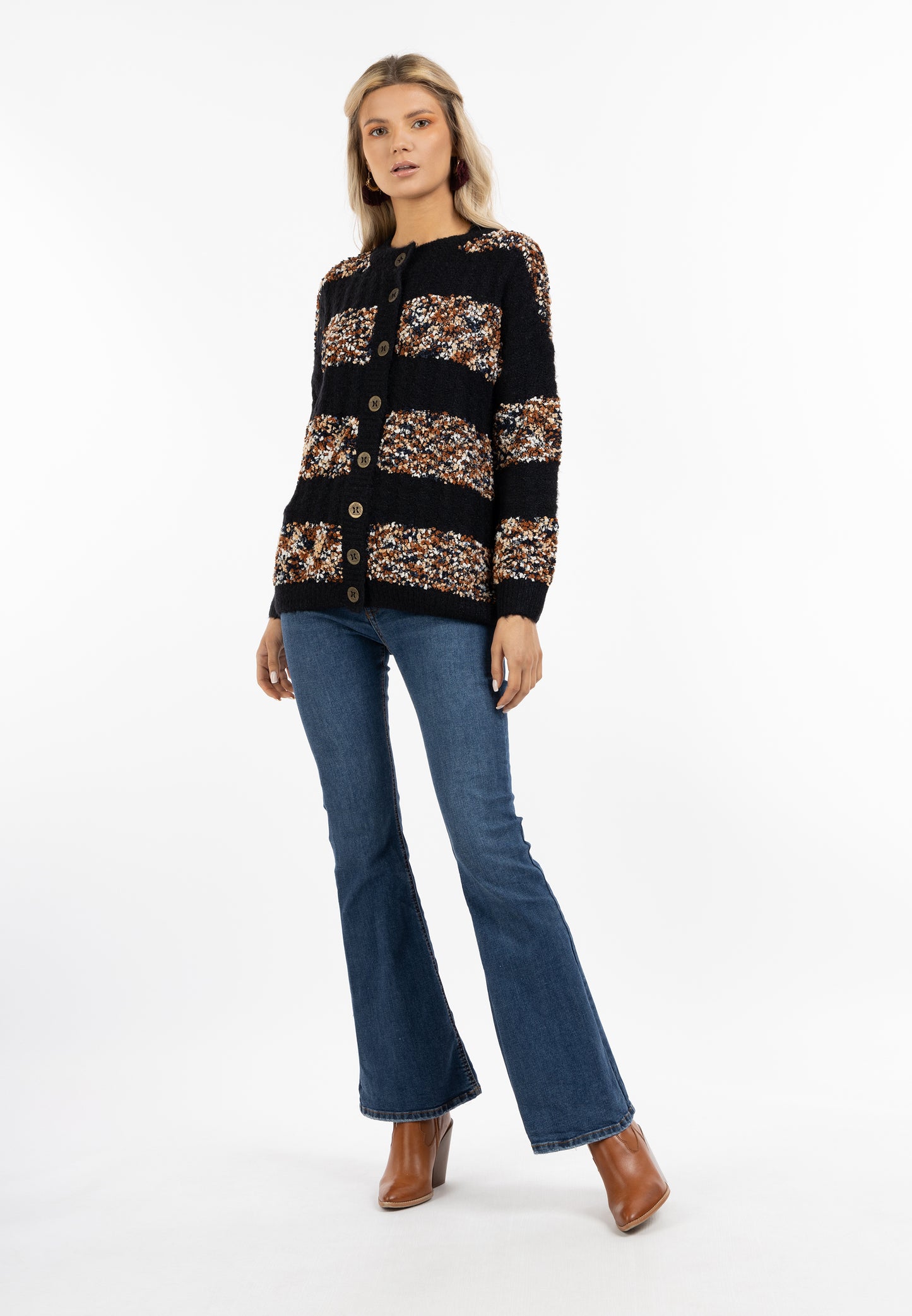 usha FESTIVAL women's cardigan with button