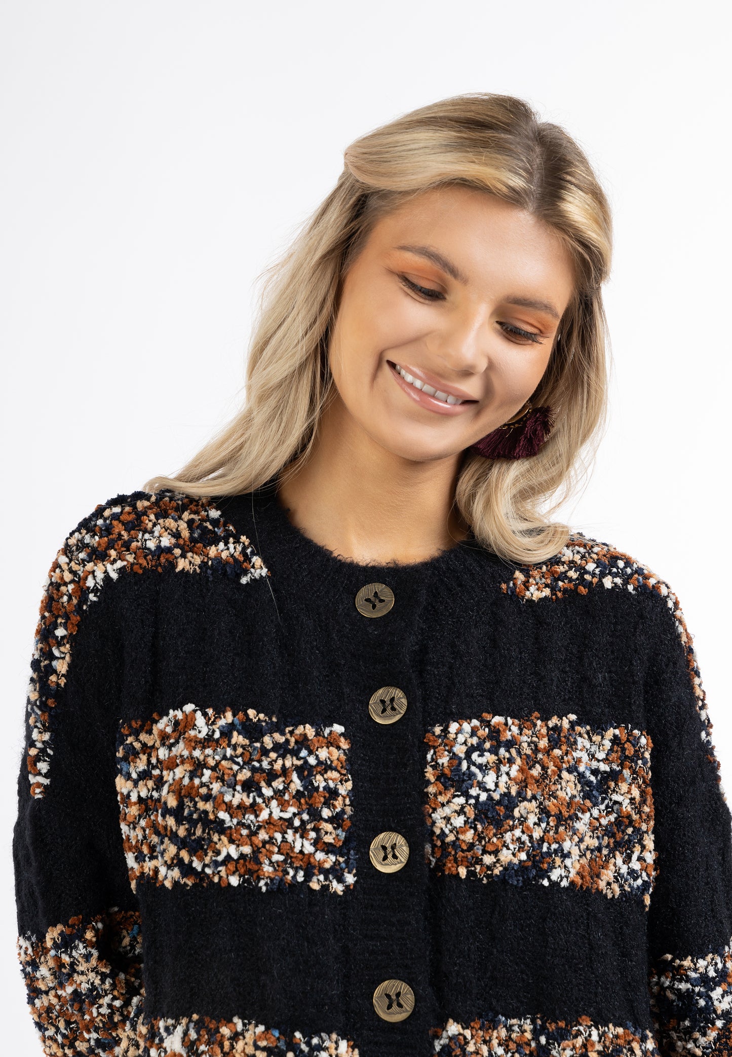 usha FESTIVAL women's cardigan with button