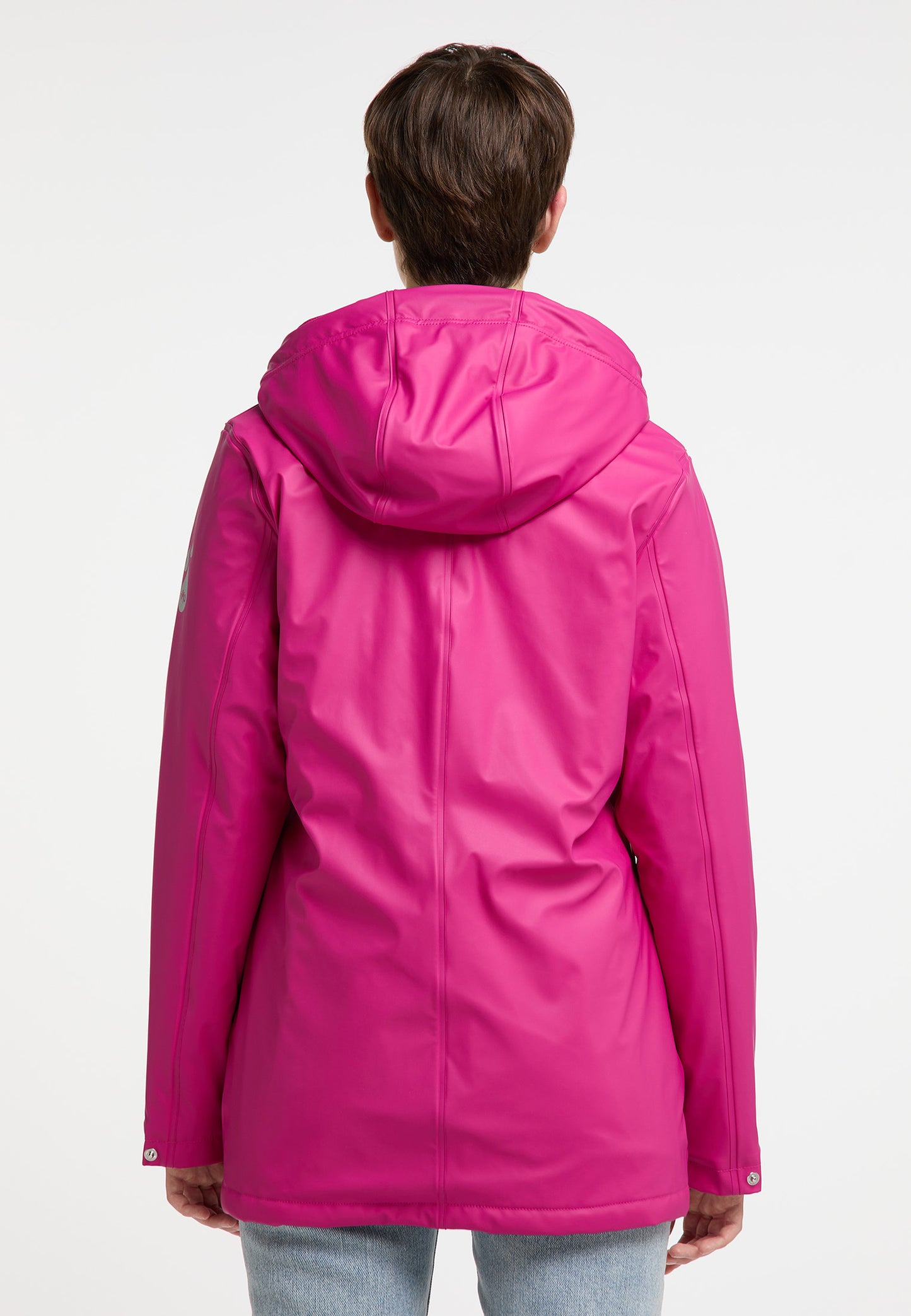 myMo women's rain jacket with faux fur lining