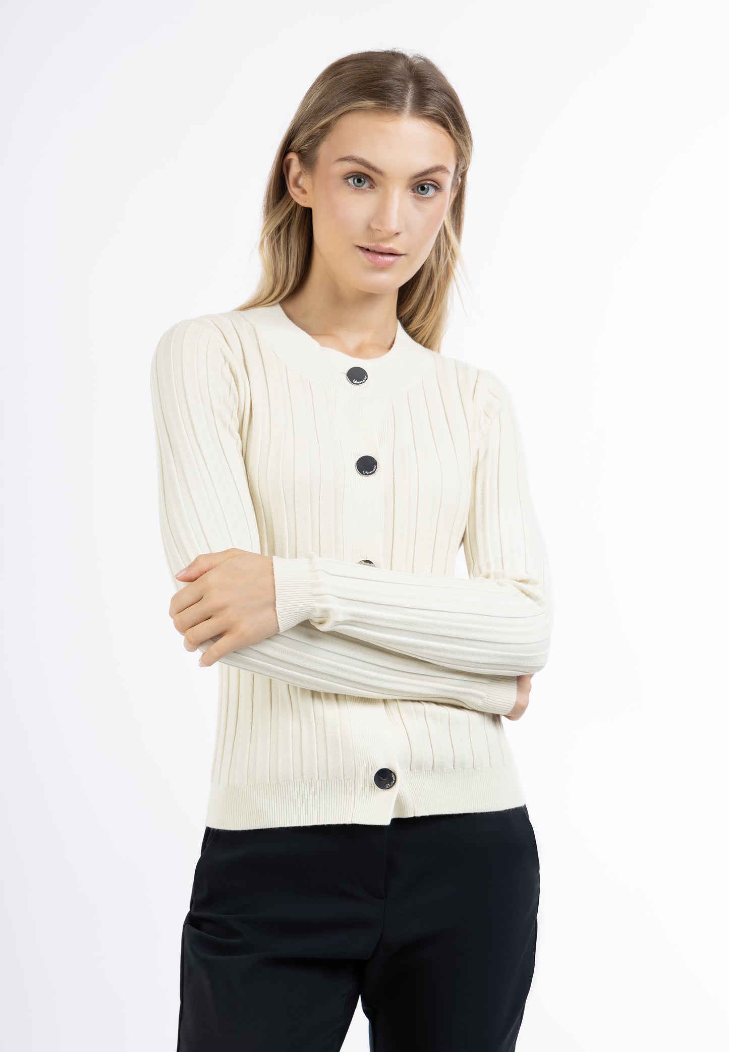 DreiMaster Klassik women's cardigan with Buttons