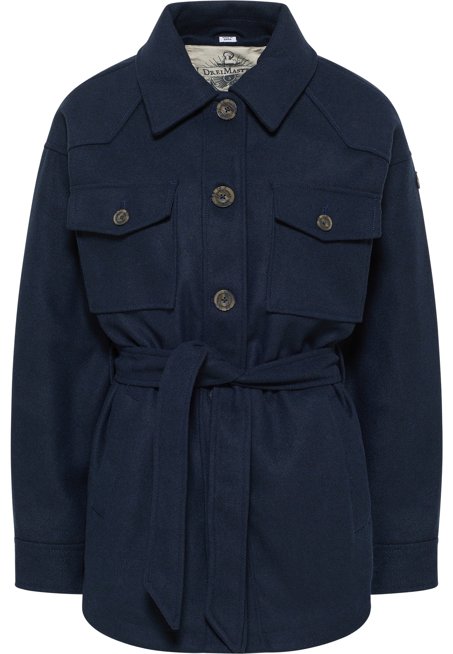 DreiMaster Vintage women's transitional jacket made from a wool blend