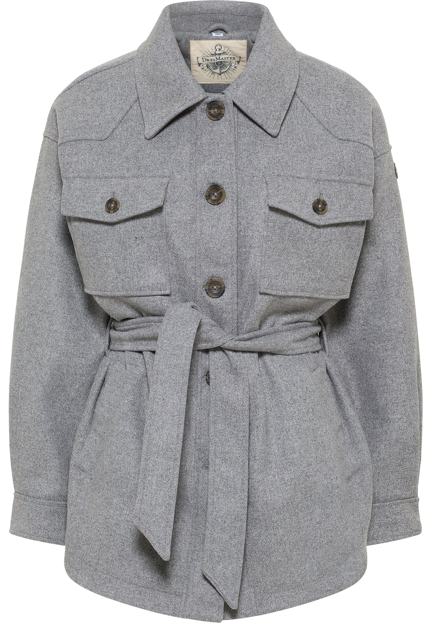 DreiMaster Vintage women's transitional jacket made from a wool blend