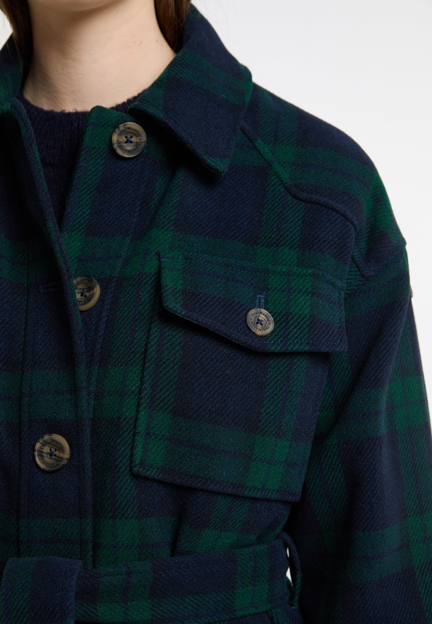 DreiMaster Vintage women's transitional jacket made from a wool blend