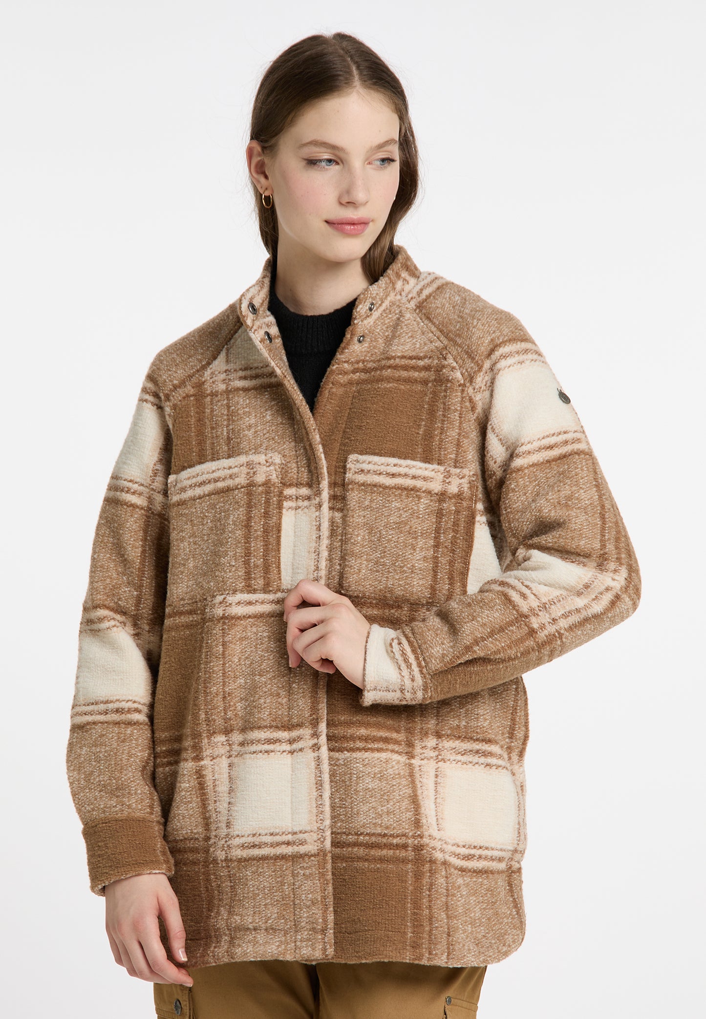 DreiMaster Vintage women's transitional jacket made from a wool blend
