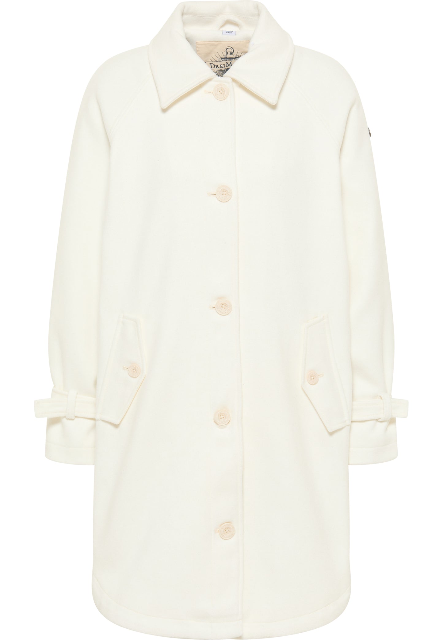 DreiMaster Vintage women's transitional coat made of wool blend