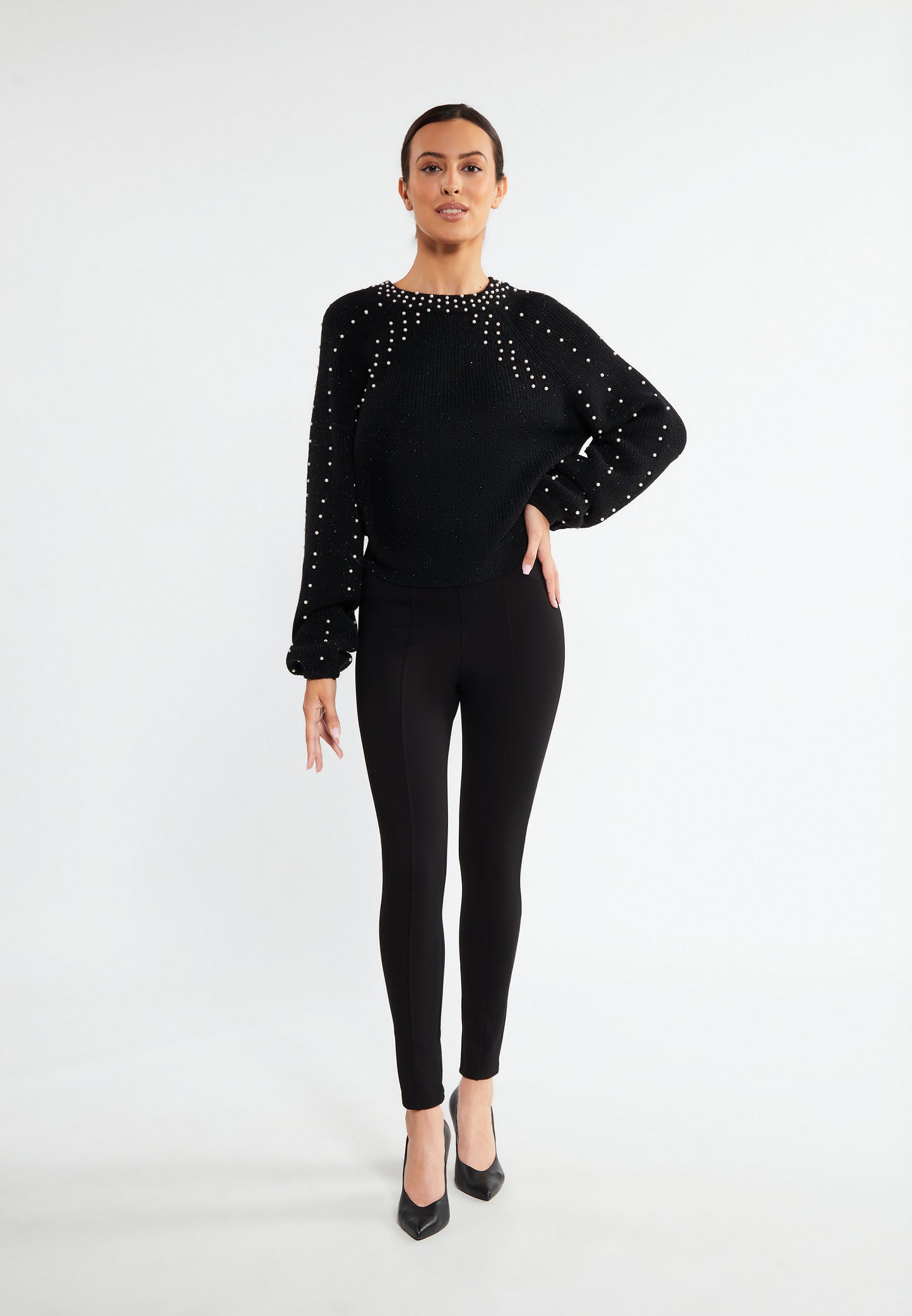 faina damski sweter dzianinowy