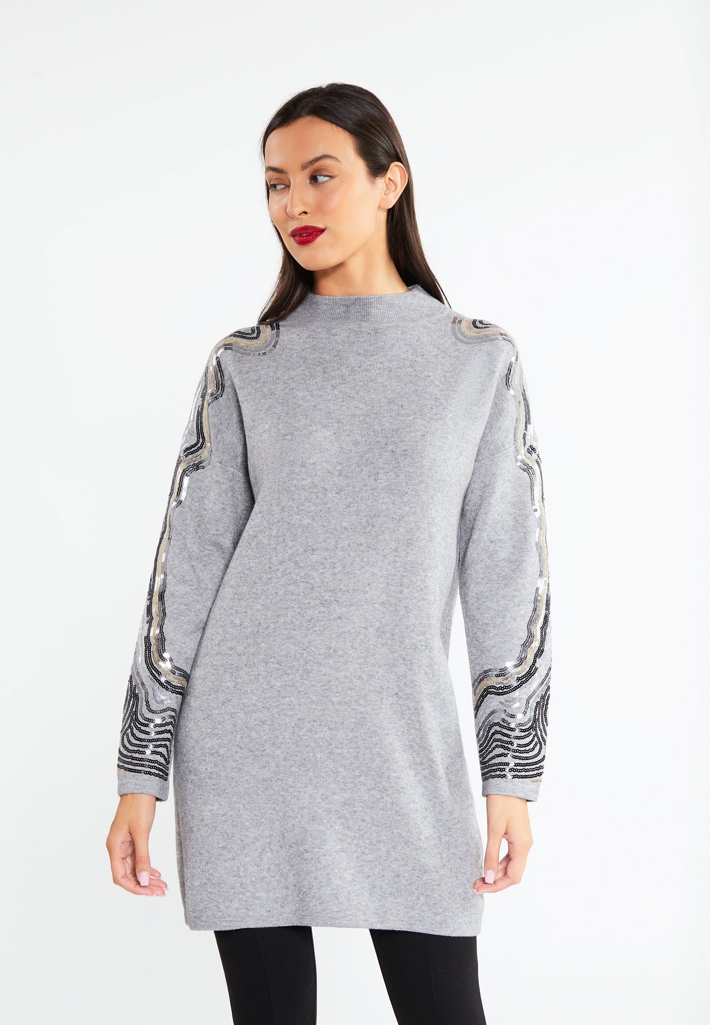 faina women's long sweater