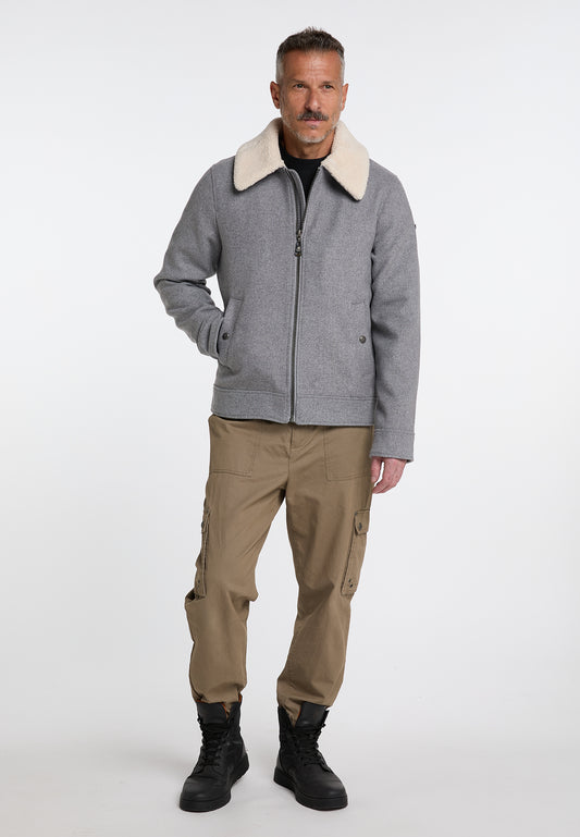 DreiMaster Vintage men's transitional jacket made from a wool blend