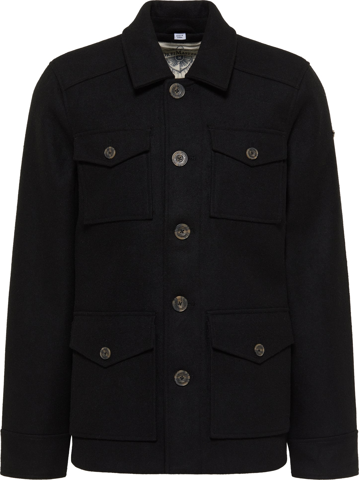 DreiMaster Vintage men's transitional jacket made from a wool blend